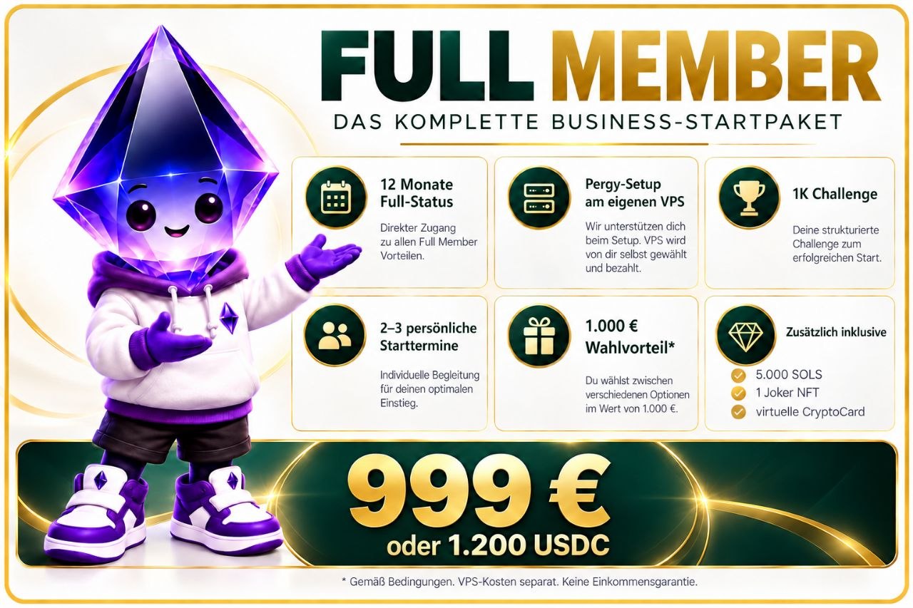 SOLARES Full Member – das komplette Business-Startpaket